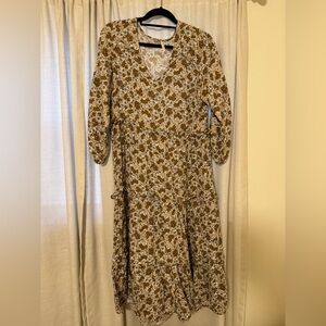 Rylee+Cru Midi Mama Dress